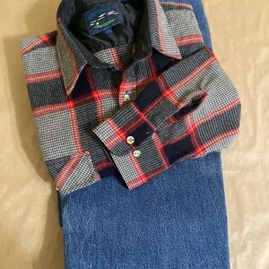 Vintage Men’s Backpacker Flannel Shirt | XL